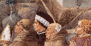 GOZZOLI, Benozzo Scenes from the Life of St Francis (detail of scene 7, south wall) gh oil painting on canvas
